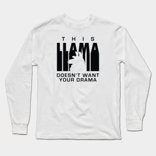 Llama Drama Long Sleeve T-Shirt